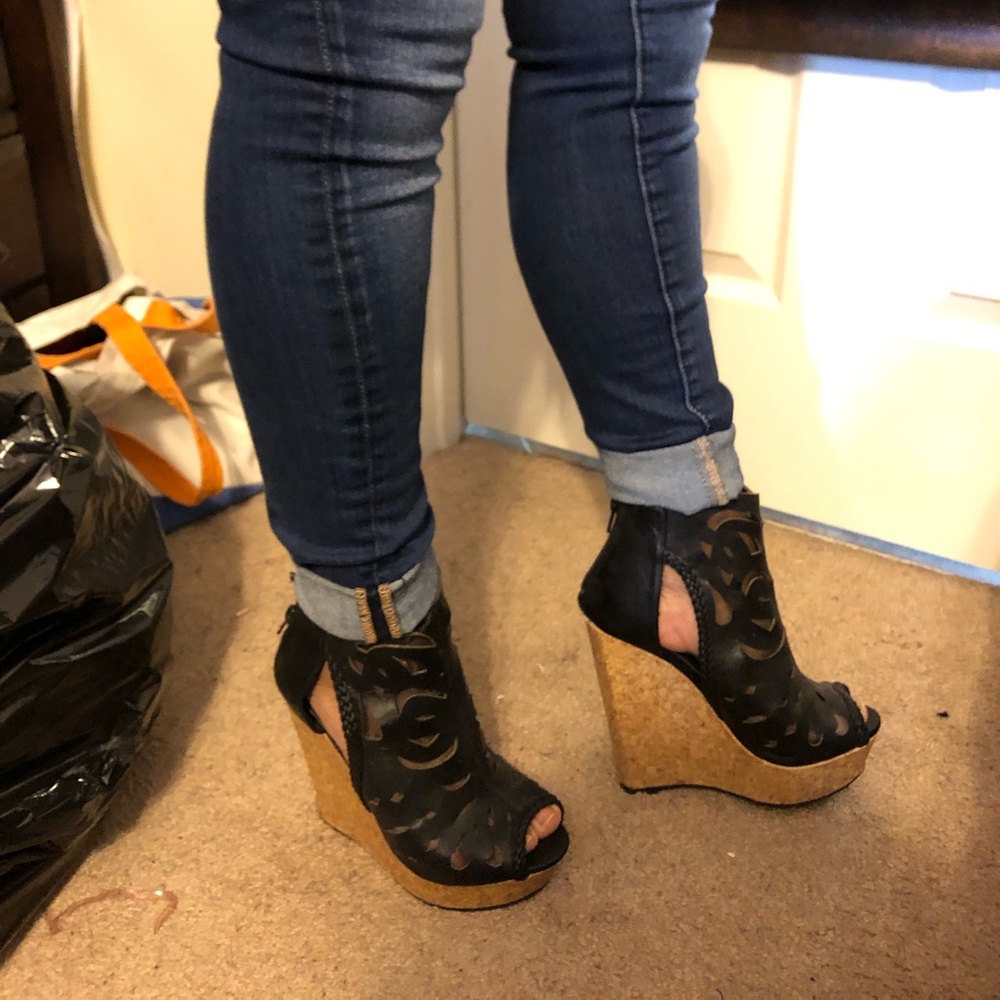 Black heels